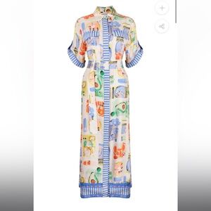 HUNTER BELL - CHARLOTTE DRESS IN CITRUS GROVE